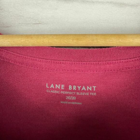 LANE BRYANT Classic Perfect Sleeve Tee Short Sleeve Womens Size 26/28 Plus Size - Picture 4 of 6
